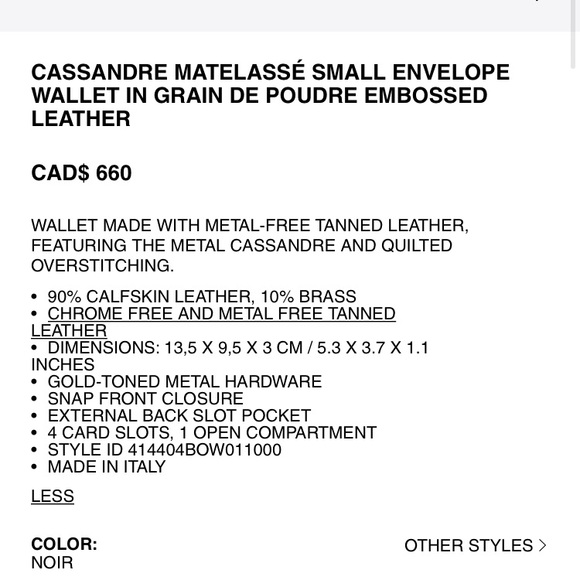 YSL Wallet - Picture 10 of 10